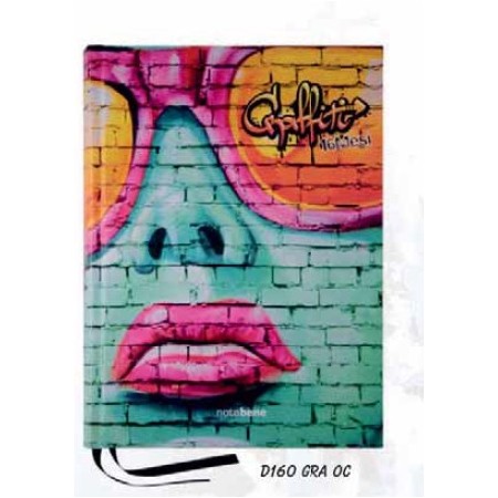 DIARI 16 MESI NOTA BENE GRAFFITI OCCHIALI