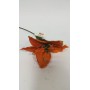 FIORI STELLE DI NATALE ARANCIO 30CM PZ 12.
