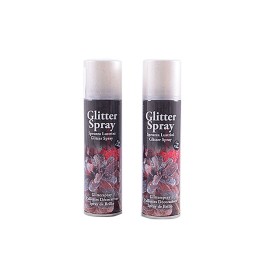 GLITTER SPRAY ARGENTO/MULTICOL