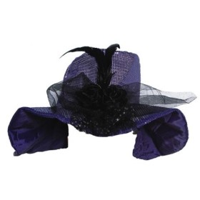 CAPPELLO PAILLET E PIUMA 46X46X14