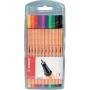 ESP. BIRO STABILO POINT ASS. BLISTER X 10