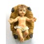 BAMBINO GESU' C/CULLA IN RESINA CM 4.