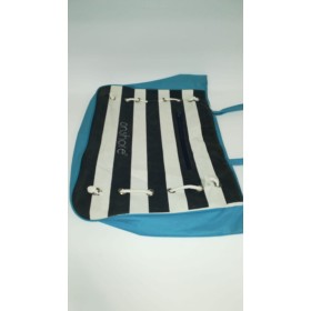 BORSA MARE RIGHE BLU/BIANCHE