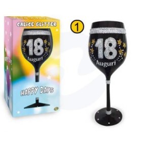 CALICE MAXI NERO GLITTER