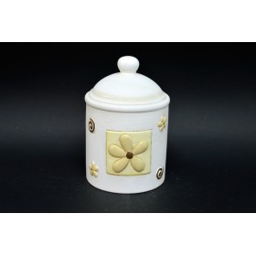 BARATTOLI CERAMICA BIANCO/ORO