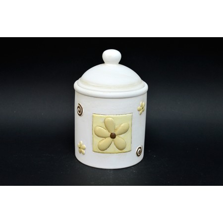 BARATTOLI CERAMICA BIANCO/ORO