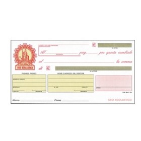 BLOCCHI CAMBIALI USO SCOL. SCIA