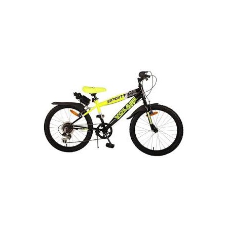 BICICLETTA 20 SPORTIVA GIALLA