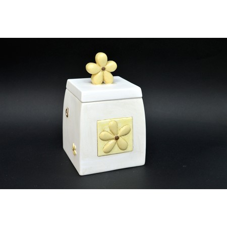 BARATTOLI CERAMICA BIANCO/ORO