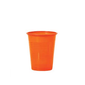 BICCHIERI 200 CC ARANCIONI PZ.50