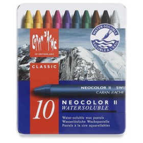 PASTELLI CERA NEOCOLOR X 10 CARAN D'ACHE