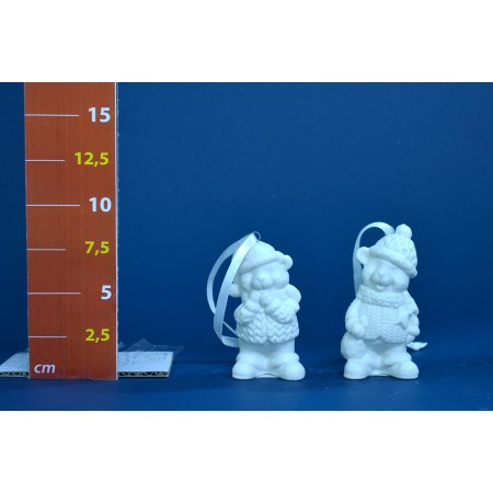 APPENDINO PORCELLANA BIANCO 8CM 2ASS