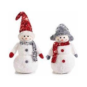 COPPIA PUPAZZI NEVE