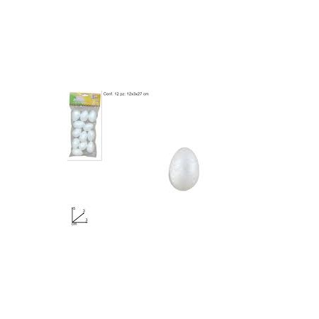 UOVO POLISTEROLO 5 CM 12PZ