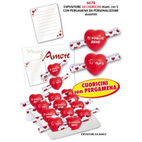 MINI BAG CON CUORICINO E PERGAMENA