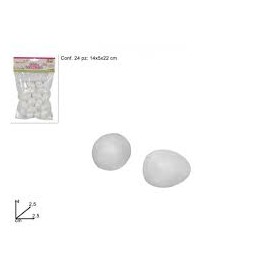 UOVO POLISTEROLO 4 CM 24PZ