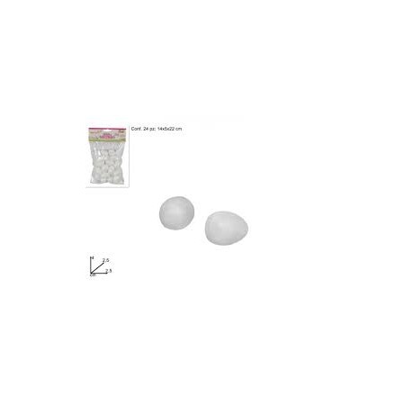 UOVO POLISTEROLO 4 CM 24PZ