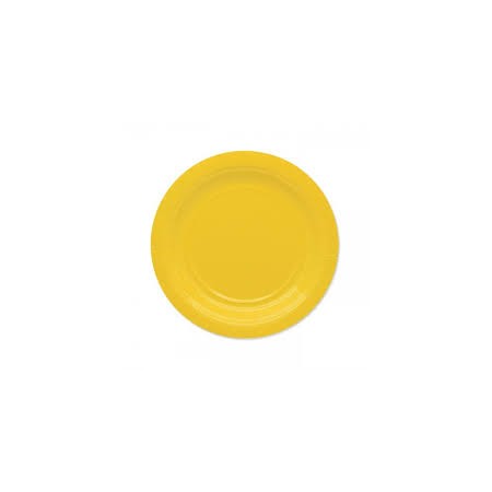 PIATTI PICCOLI GIALLI BIO PZ.25