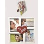 PORTAFOTO MULTIPLO CON CUORE GLITTER