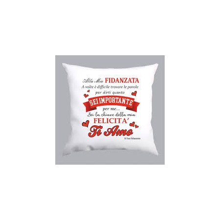 CUSCINO FRASI D'AMORE