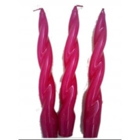 CANDELA TORCIGLIONE 23 CM VIOLA