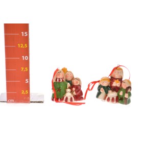 NATIVITA' CERAMICA A LED 2ASS.