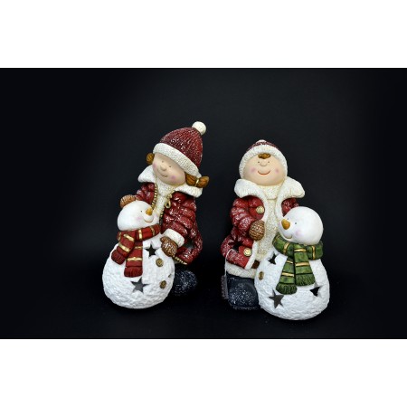 BOY & GIRL ROSSO 45CM