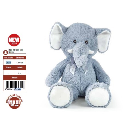 ELEFANTE 100CM C/FIOCCO