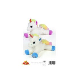 UNICORNO STESO CM.35 C/LUCE