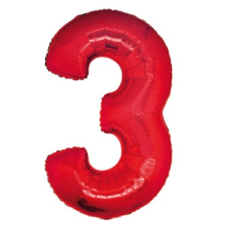 MYLAR ROSSO 102CM N3.