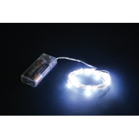 SERIE 10MICROLED BIANCHI 1MT BATTERIA