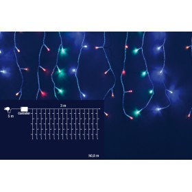 TENDA 96LED MULTICOL 8FUNZIONI 24V.3MTX0.80CM