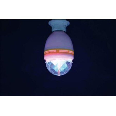 LAMPADA MAGICA ROTANTE 7COLORI LED.