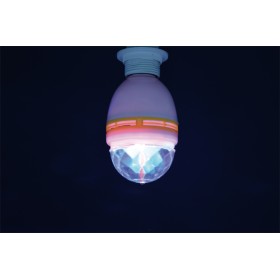 LAMPADA MAGICA ROTANTE 7COLORI LED.