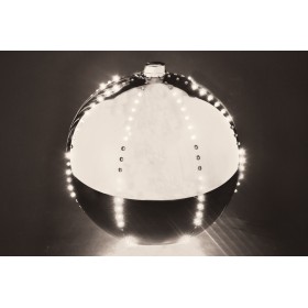 SFERA 240 LED ARGENTO 30CM