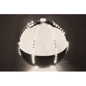 SFERA 240 LED ARGENTO 30CM