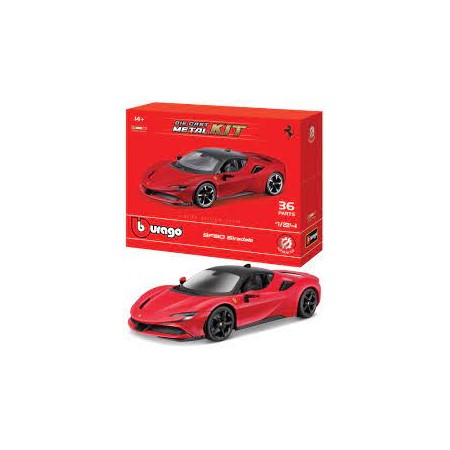 MODELLO DA MONTARE FERRARI R&P SF90 STRADALE 1:24