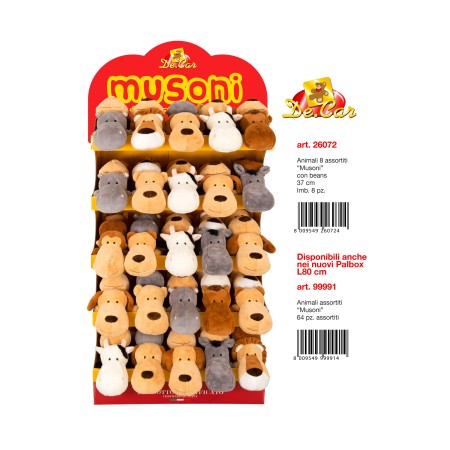 ANIMALI MUSONI 8 ASS.