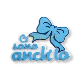 POLISTIROLO CI SONO ANCHE IO AZZURRO 35X26X5