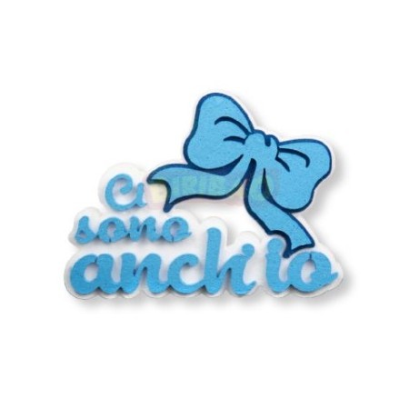 POLISTIROLO CI SONO ANCHE IO AZZURRO 35X26X5