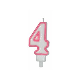 CANDELE CM 8 ROSA/BIANCA N4