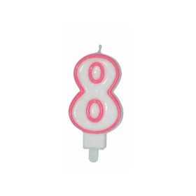 CANDELE CM 8 ROSA/BIANCA N8