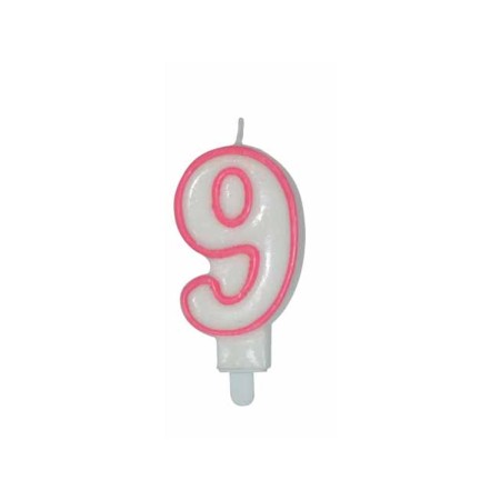 CANDELE CM 8 ROSA/BIANCA N9