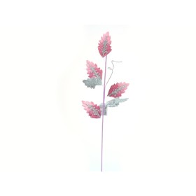 RAMO VIOLA 6 FOGLIE 60CM