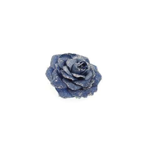 ROSA BIG CON CLIP BLU
