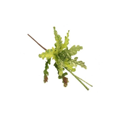 PICK STELLA CON PISTILLO GLITTER VERDE/ARG