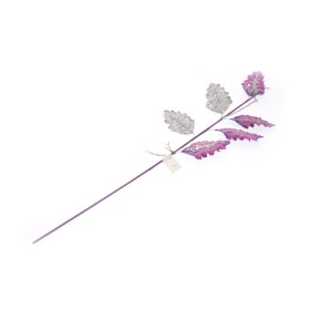 RAMETTO 4 FOGLIE GAMBO LUNGO VIOLA