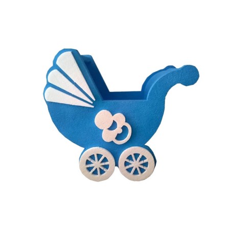 CARROZZINA GRANDE CELESTE