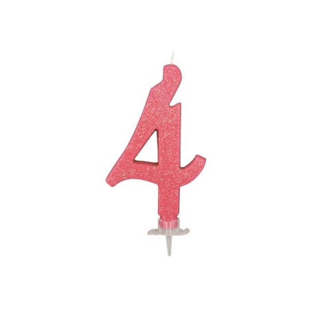 CANDELE GLITTER CM 12 FUXIA N4