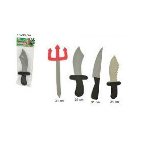 FORCONE/COLTELLO IN GOMMA PIUMA